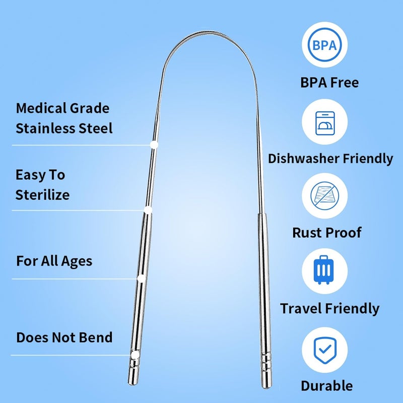 JTF Sonic Electric Toothbrush for Adults: 6 Brush Heads, Travel Bag, Tongue Scraper, 5 Brushing Modes for Teeth, Smart Timer and IPX7 Waterproof, Rechargeable Toothbrush for Deep Cleaning & Whitening - Image 3